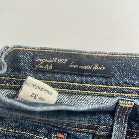 Citizens of Humanity Denim Jeans Ingrid #002 Low waist flair size 32 - Picture 5 of 12